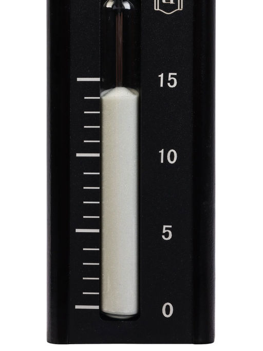 Часы песочные для бани и сауны, 15 минут, настенные, дерево, чёрные