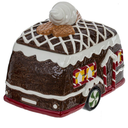 Конфетница "Пряничный фургон", 2800 мл, L23,5 W15,5 H18 см