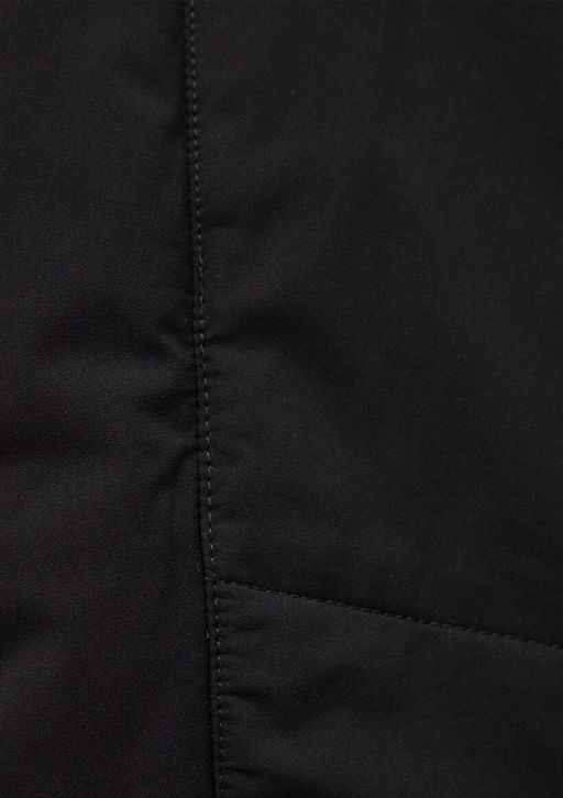 Kapusonlu Siyah Parka - Mavi фото 9