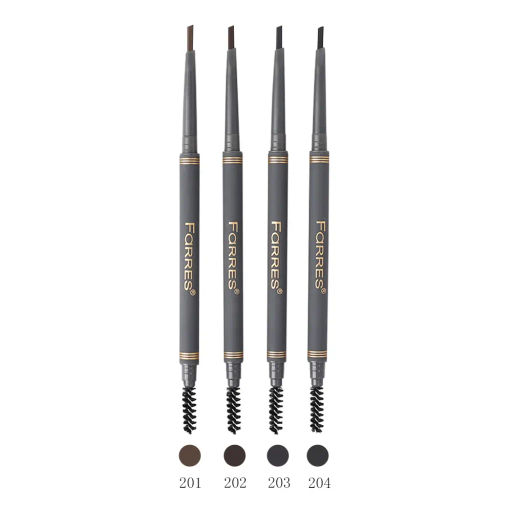 FARRES /MB021-203/ Карандаш для бровей с щёточкой "Ultrafine" (графит).6