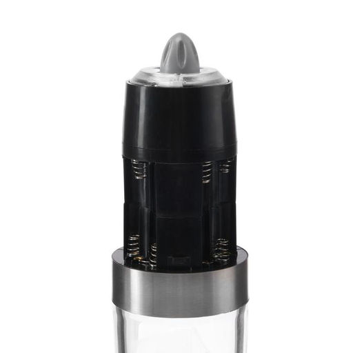 Мельница электрическая Luazon LET-003, гравитационная, пластик, от батареек, черная - Luazon home фото 5