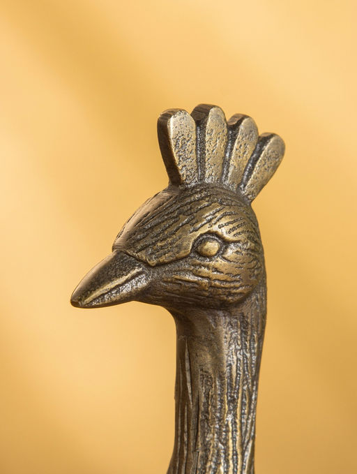 Сувенир «Павлин», 28×12×21 см, алюминий