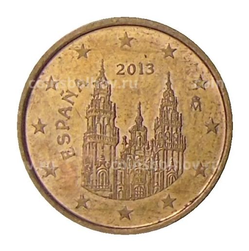 1 евроцент 2013 года Испания