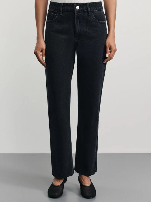 Джинсы straight укороченные / Zarina  фото 2