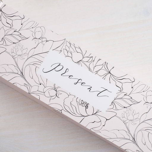 Цена за 5 шт. Коробка для макарун, кондитерская упаковка, Present 18×5.5×5.5 см