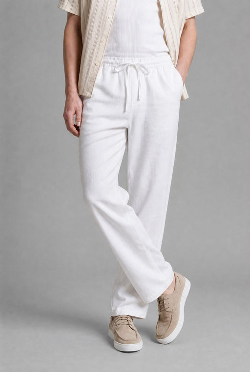 %100 Keten W_de Leg Pantolon - Defacto фото 7