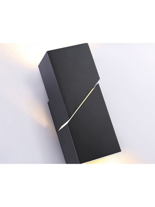 Бра FW2475, 2хGU10, 40 Вт, 15.5×6×9 см, чёрное