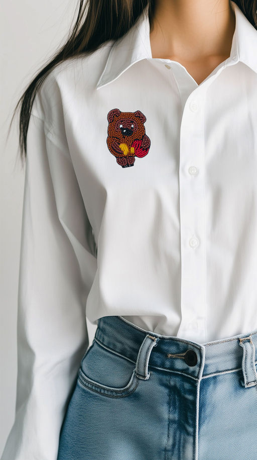 Klart набор для вышивания CMF-10-048 Брошь. Винни Пух 5 х 7 см