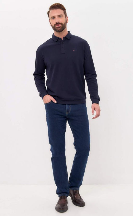 Поло д/р F421-07-7021 d.blue - Fine joyce фото 9