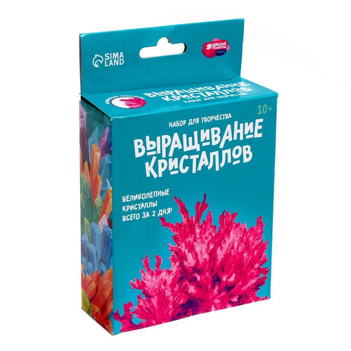 Набор для творчества Лучистые кристаллы, цвет малиновый - Школа талантов фото 3