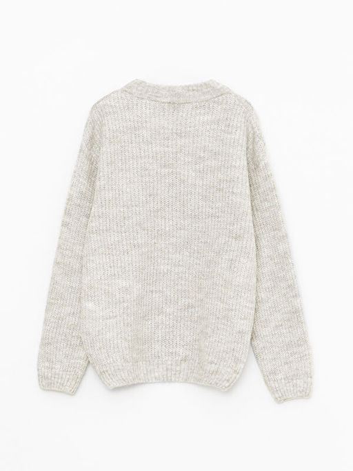 Bisiklet Yaka Basic Uzun Kollu Erkek ?ocuk Triko Kazak - Waikiki фото 2