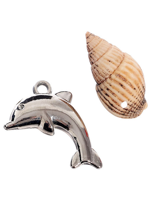 Набор для творчества Создай украшение: Русалочка, 12 видов бусин, 5 шармов