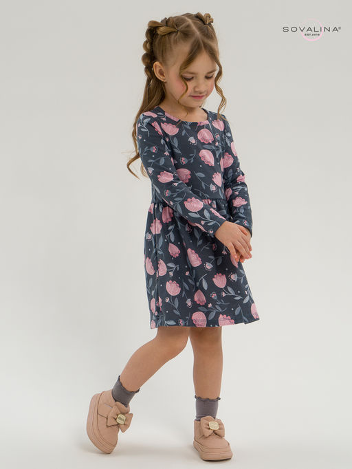 Платье Эля тюльпаны в дымке - Sovalina фото 20