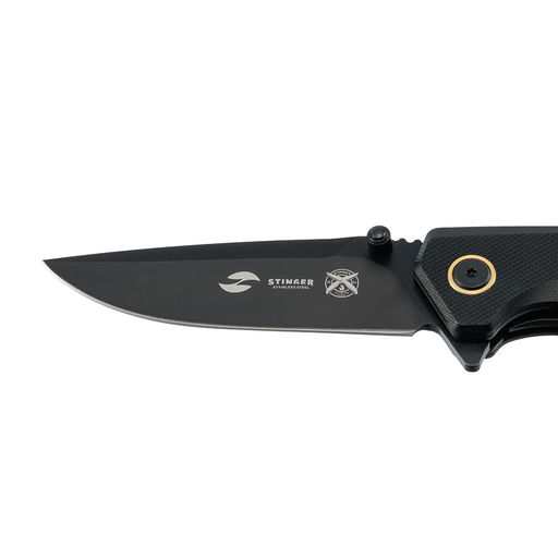 Нож складной 115 мм STINGER FK-KL268S-BLK  фото 4