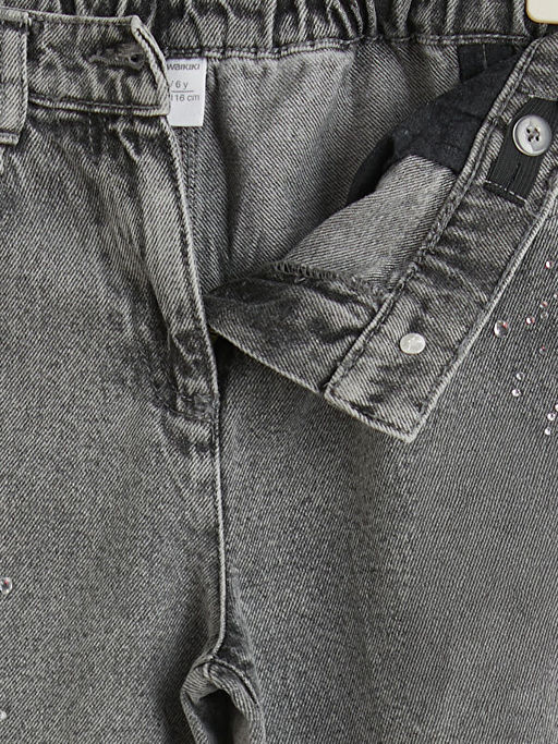 Ta? ??lemeli K?z ?ocuk Jean Pantolon