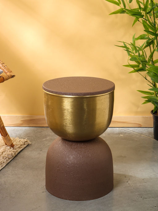 Столик кофейный «Кофе с золотом», 30×30×45 см