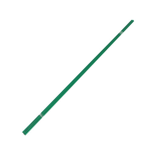 Цена за 10 шт. Колышек для подвязки растений, h=200 см, d=1 см, металл, зелёный, Greengo  фото 2