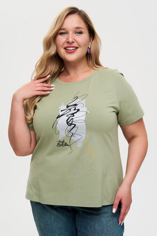 Футболка Рассвет оливковый - Intikoma фото 8