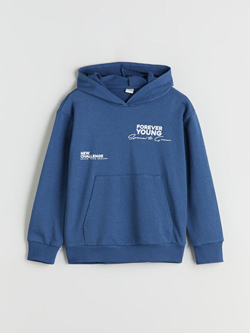 Kap??onlu Erkek ?ocuk Sweatshirt