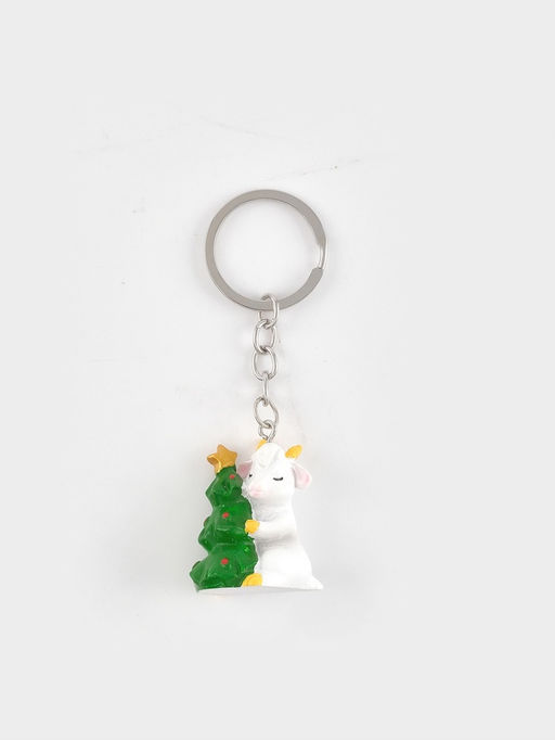 Брелок "Козочка у ёлочки", 3,5 х 3,5 см