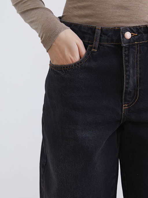 Balloon Fit Kad?n Jean Pantolon