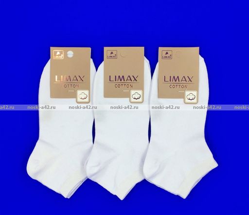Цена за 12 пар. LIMAX носки укороченные женские белые арт. 71125В 36-40  фото 5