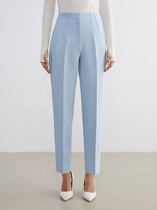 Y?ksek Bel Cigarette Kad?n Pantolon