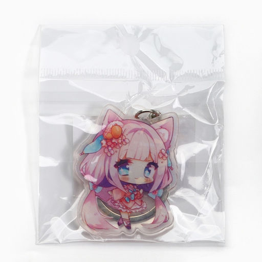 Цена за 2 шт. Брелок для ключей голографический «Аниме», 5 х 4 см