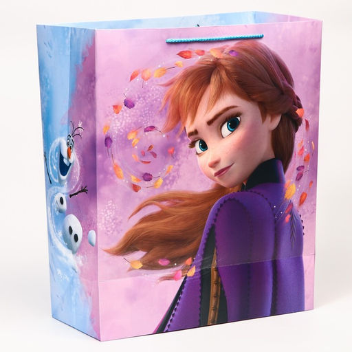 Пакет подарочный, 40×49×19 см, Холодное сердце