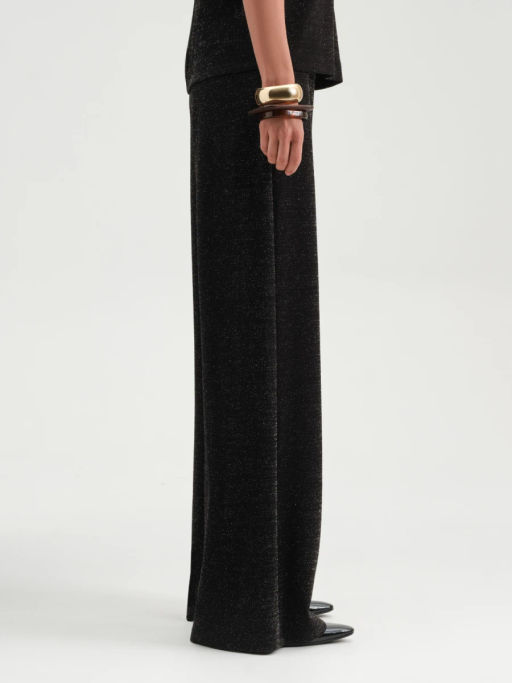 Прямые трикотажные брюки # Новый год