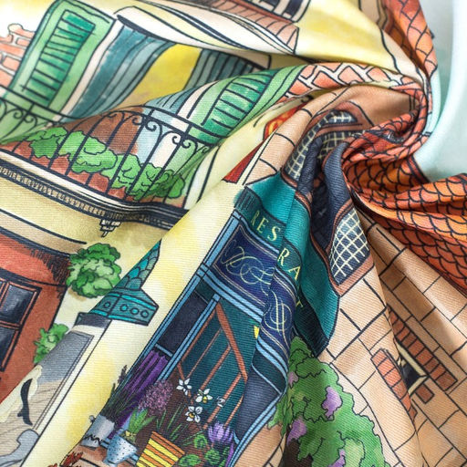 Скатерть Этель: Италия, 220 150 см, хлопок 100 %, саржа, 190 г/м  фото 11