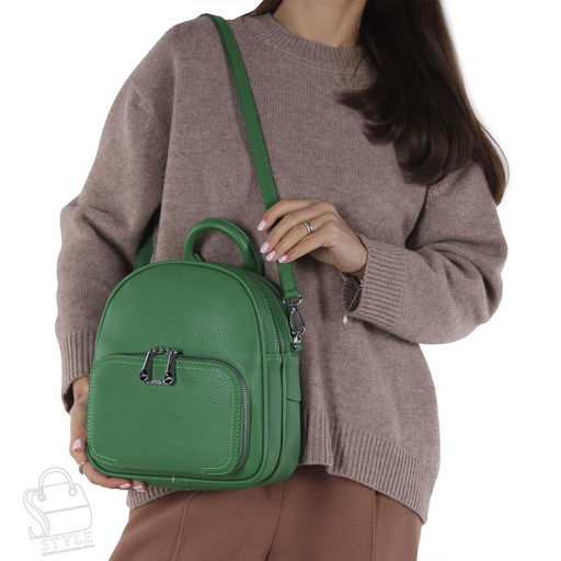 Рюкзак женский 670100 green Velina Fabbiano-Safenta/30 в Новосибирске