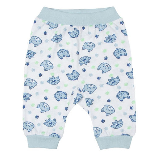 CRB wear/CAN 7885 Штанишки ясельные, голубые котята/Ex.Cherubino  фото 3