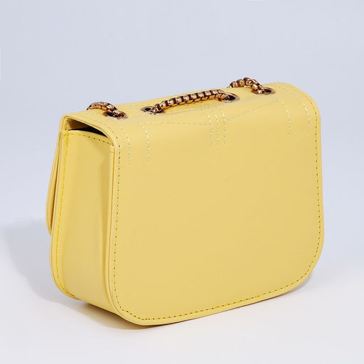 Сумка-мессенджер на клапане, цвет жёлтый - Simaland фото 4
