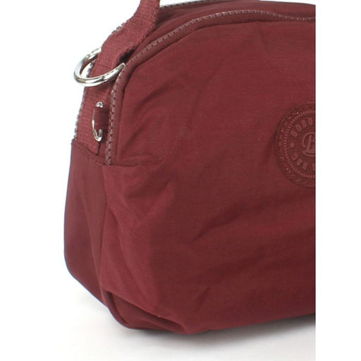 Сумка женская текстиль BoBo-2702, 2отд, плечевой ремень, бордо 265965  фото 4