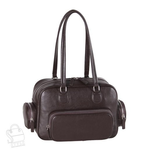 Сумка женская кожаная 260NN coffee Natale Navetta