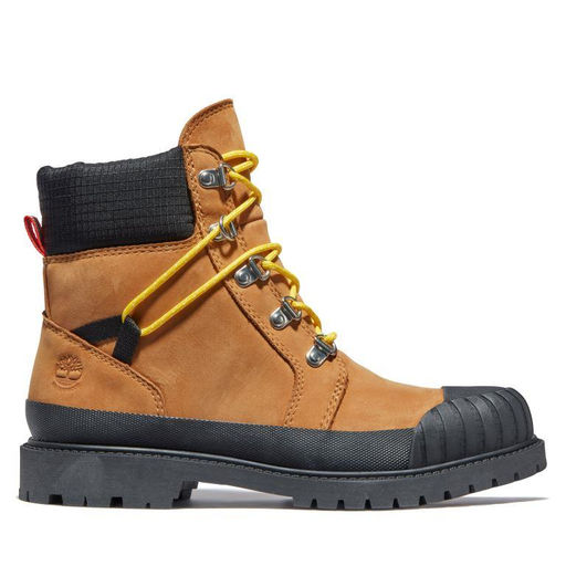 Ботинки Timberland 6 Inch Heritage Boot Rubber Toe WP желтые  фото 7