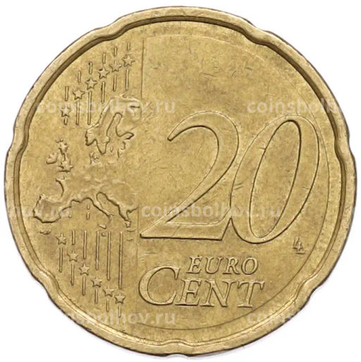 Монета 20 евроцентов 2017 года Испания