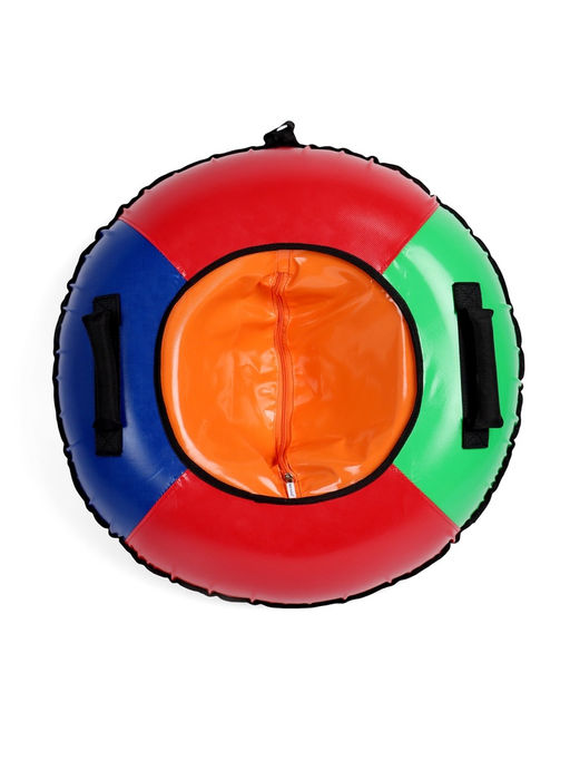 Тюбинг – ватрушка, диаметр чехла 73 см, разноцветная