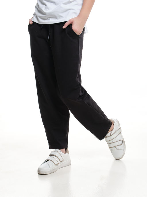 Брюки спортивные черные 22-7676 черный - Mini maxi фото 7