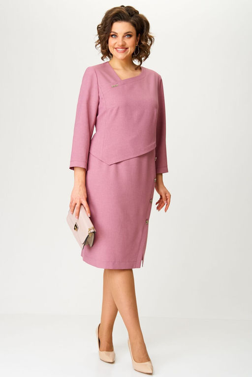 Платье Aira Style 24417А пыльная роза