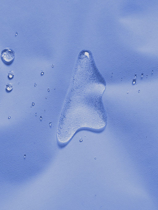 Парка зимняя подростковая для девочки с капюшоном и мехом василькового цвета 9534Vs - Valianly фото 20