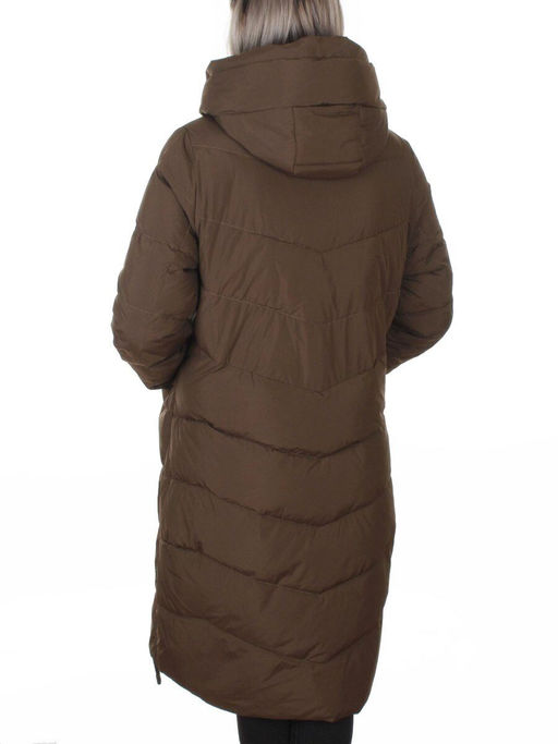 8806 DARK SWAMP Пальто зимнее женское (150 гр. холлофайбер)