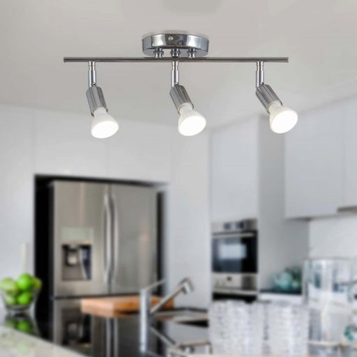 Спот «Дарни», 3xGU10, 35 Вт, хром, 36×12×12 см