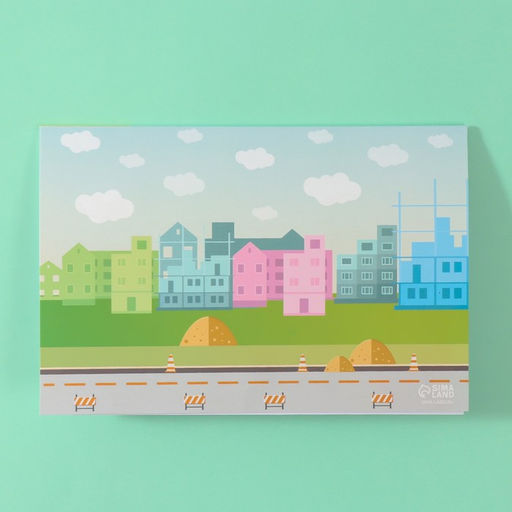 Наклейки в книжке «Техника», 3 фона, 20.7×14.2 см