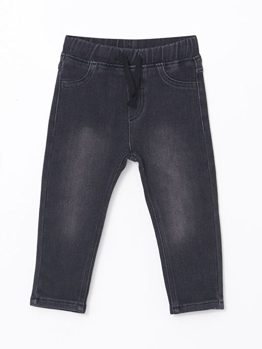 Beli Lastikli Erkek Bebek Jean Pantolon