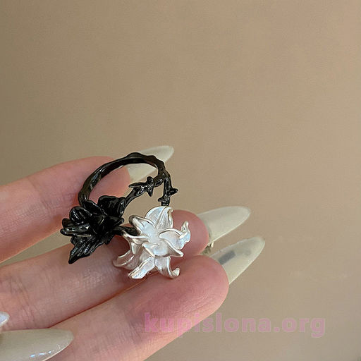 Кольцо Dark flowers - Купи слона фото 2