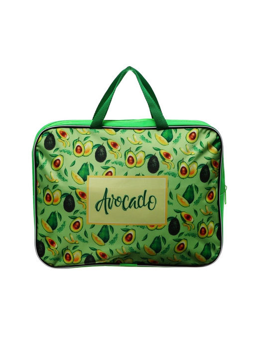 Папка для труда, А4, текстильная, 35×27×7 см «Авокадо»