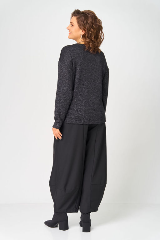 Джемпер Bliss 08378 черный с люрексом