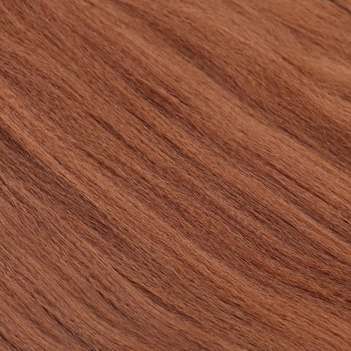 SOFT DREADS Канекалон однотонный, гофрированный, 60 см, 100 гр, цвет каштановый(#30) - Queen fair фото 2